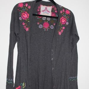 Johnny Was LA Long Cardigan